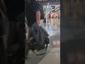A robot cleaning the floors at JFK airport