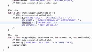 Famous Android Application Development Tutorial   117   Inserting Data into SQLite Database Net Worth