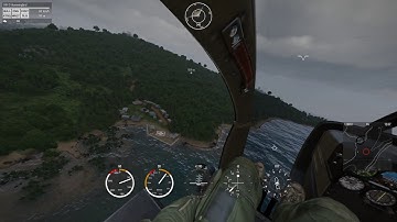 Arma HummingBird Advanced Flight Model on Tanoa