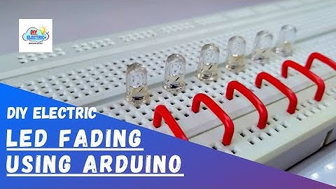 LED Fading Using Arduino Uno #diy #electronics #arduino #uno #nano #led