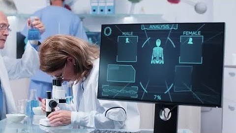 Scientists Examine Samples Stock Video