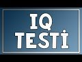 IQ TEST : 10 SORU - YouTube