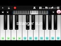 Stranger sun easy piano tutorial