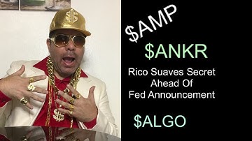 Ankr, Algorand, Flexa Network, Ricos Secret ahead of the Fed announcement.