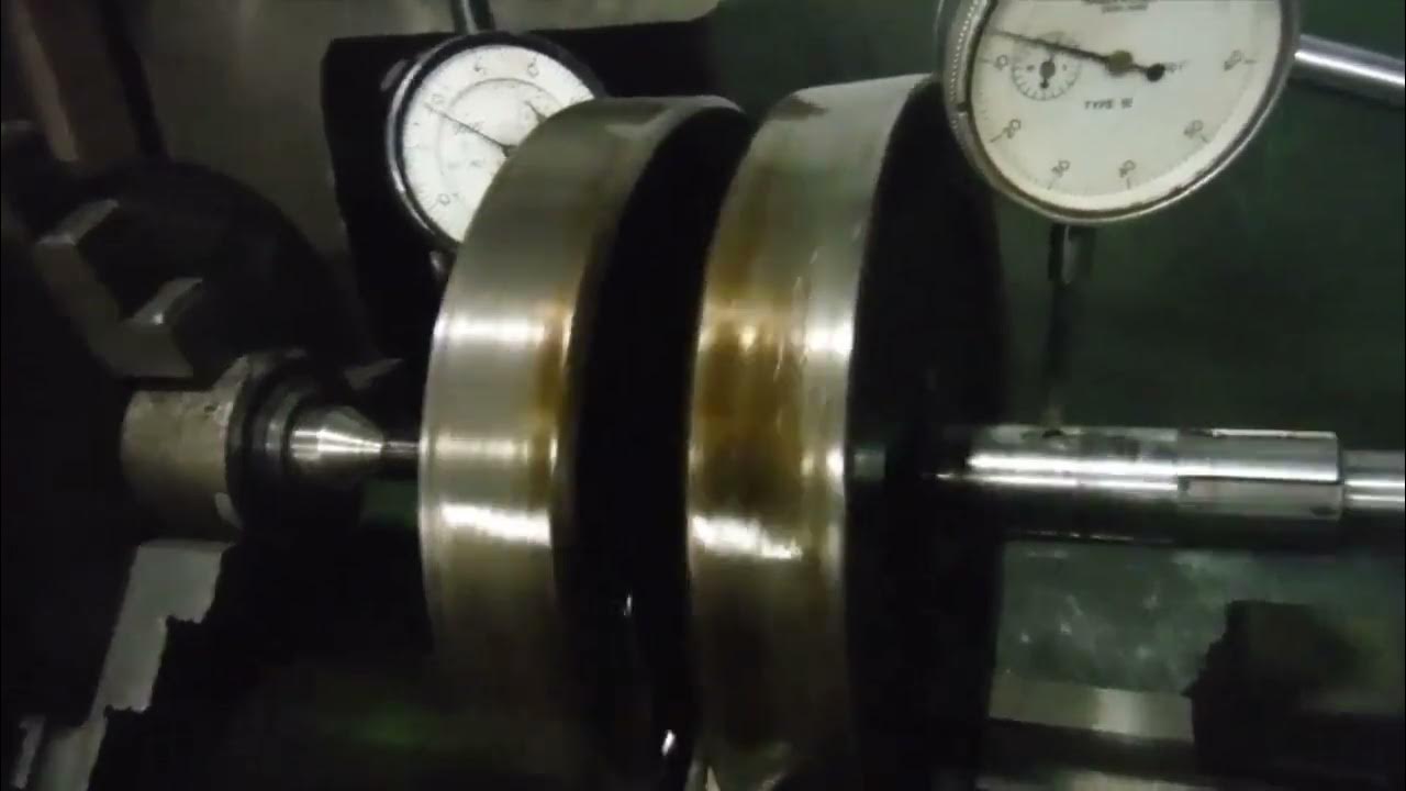 Royal Enfield Bullet Asbo 49 crank runout check before and after