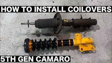 How to install coilovers on 5th gen Camaro (OFFICIAL VIDEO)