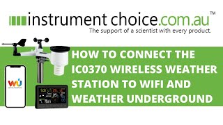 How to Connect the IC0370 Wireless Weather Station to WIFI and Weather Underground screenshot 4