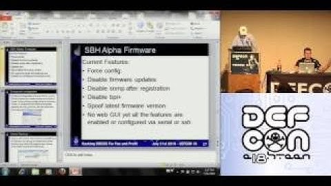 DEF CON 18 Hacking Conference Presentation By Blake Self and bitemytaco Hacking DOCSIS For