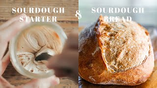 Sourdough Starter and Sourdough Bread // Zero Waste, No discard, Easy to Follow