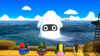 Mario Party 9 Boss Rush - Mario vs Luigi vs Peach vs Daisy Gameplay | MARIOGAMINGHUB