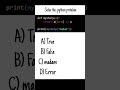 Python Learners: Can You Solve This Question?