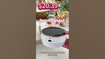 Modern automatic foaming soap dispenser | touchless & rechargeable #fok