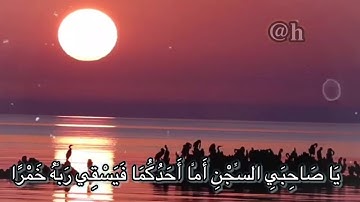 يَا صَاحِبَيِ السِّجْنِ أَمَّا أَحَدُكُمَا فَيَسْقِي رَبَّهُ خَمْرًا || اسلام صبحي- من سورة يوسف #15