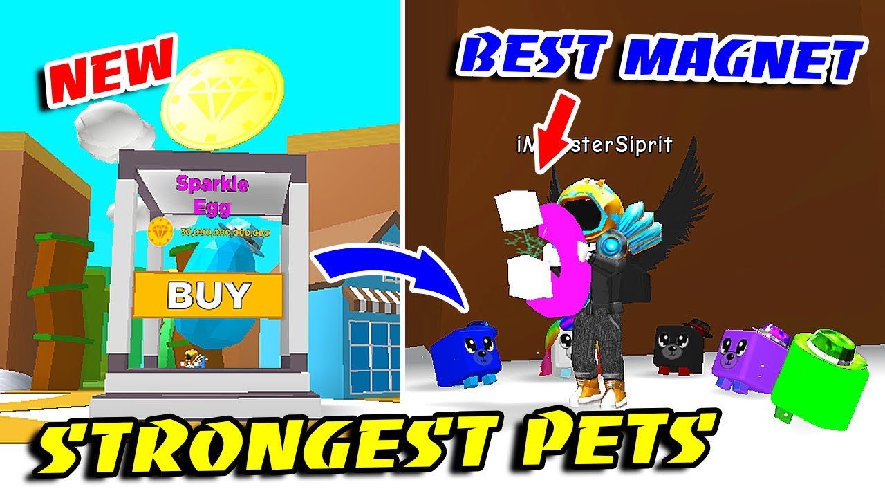 I Got New Best Magnet Rarest Pets In Magnet Simulator Update Roblox Youtube - roblox magnet simulator best pet bux gg free roblox