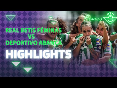 ¡Permanencia conseguida con la victoria ante el Dépor! 🆙💚 | HIGHLIGHTS | Real Betis FÉMINAS