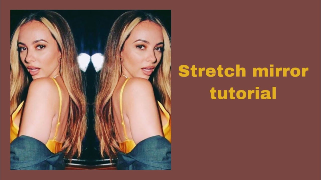 Stretch mirror tutorial on video star - YouTube