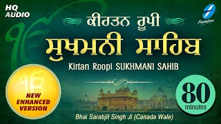 Kirtan Sukhmani Sahib Path 80 Min Shabad Gurbani By Bhai Sarabjit Singh Ji Canada Wale Nitnem