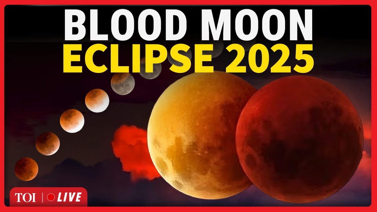 Blood Moon Eclipse 2025 LIVE I Blood Moon Phenomenon; Final 2025 Lunar ...