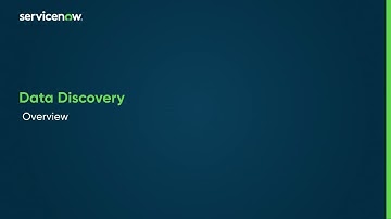 Data Discovery overview