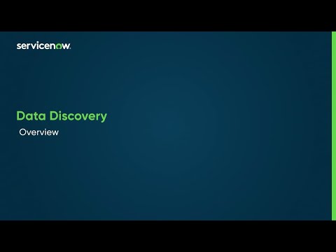 Data Discovery overview