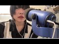 ASMR blueyetiで ゼロ距離マウスサウンド 歯をカチカチ　音フェチ