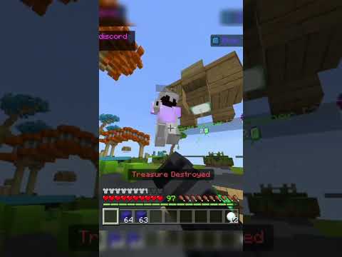 When you Sumo the last player | Minecraft HIVE Treasure Wars