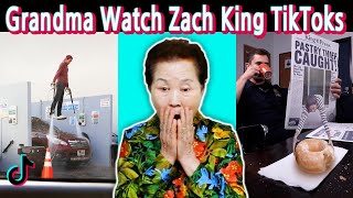 Korean Grandma Reacts To 'Zach King TikToks'