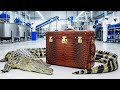 Inside the Luxury Factory: How Crocodile Leather Suitcases Are Made Step by Step