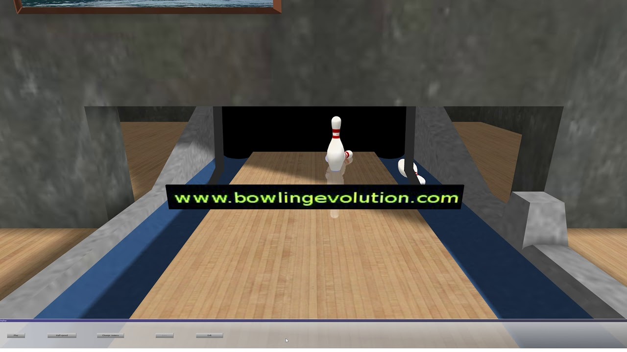 A very unusual strike in Bowling Evolution - YouTube
