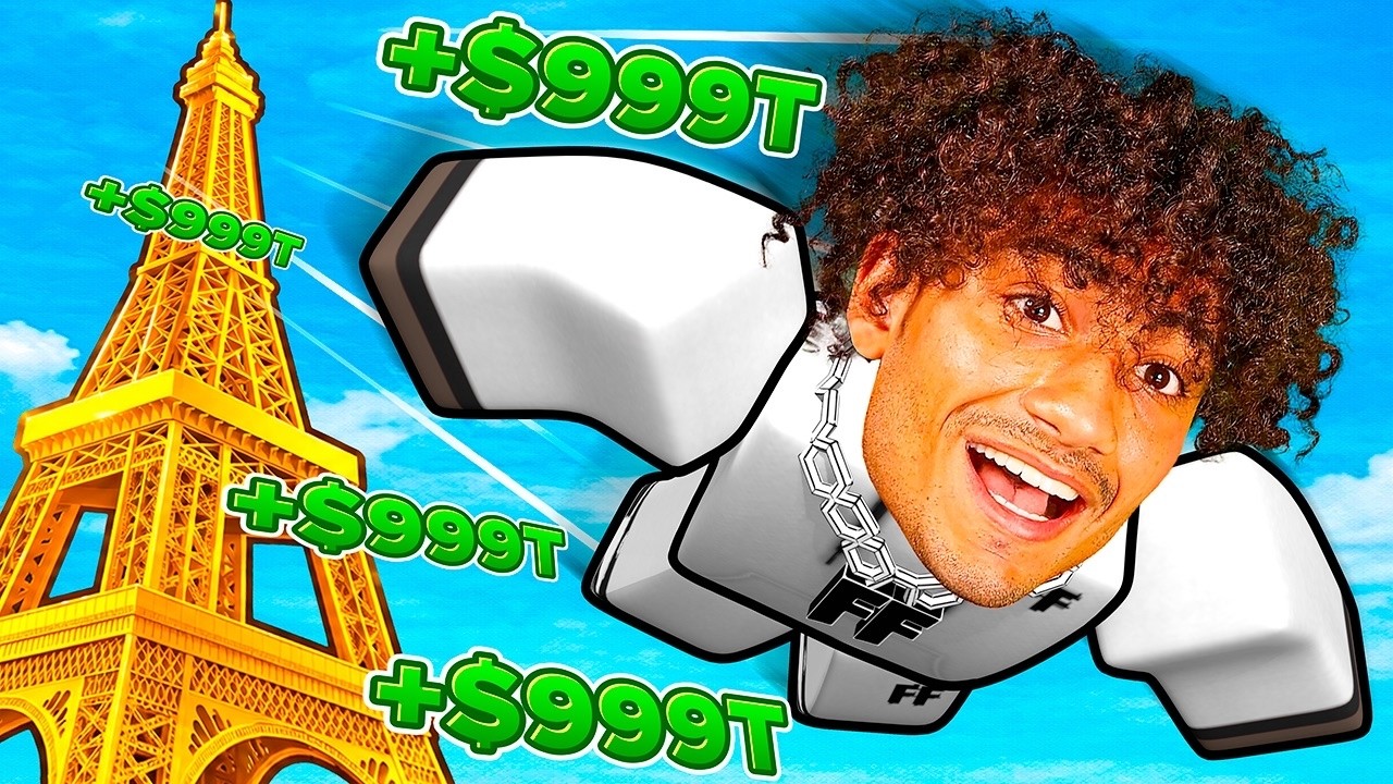 I Made TRILLIONS in Roblox Climb and Jump Tower!