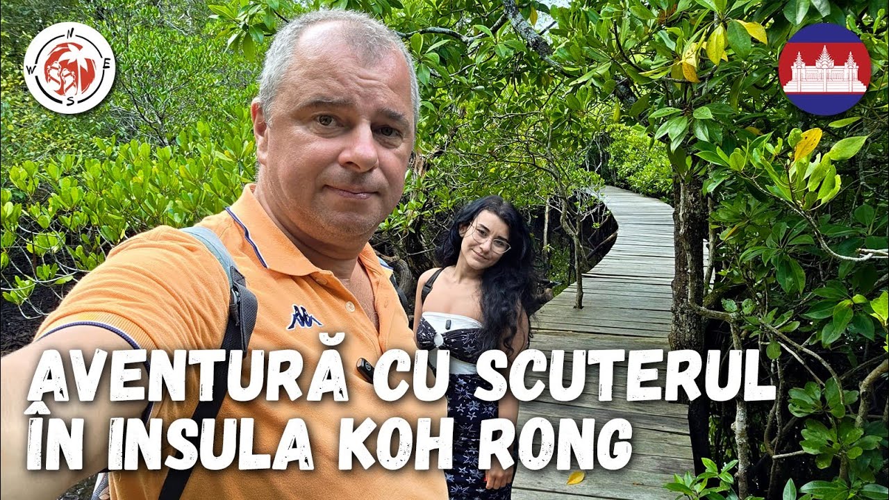 Insula Koh Rong dincolo de plaje: aventură cu scuterul prin pădurea de mangrove
