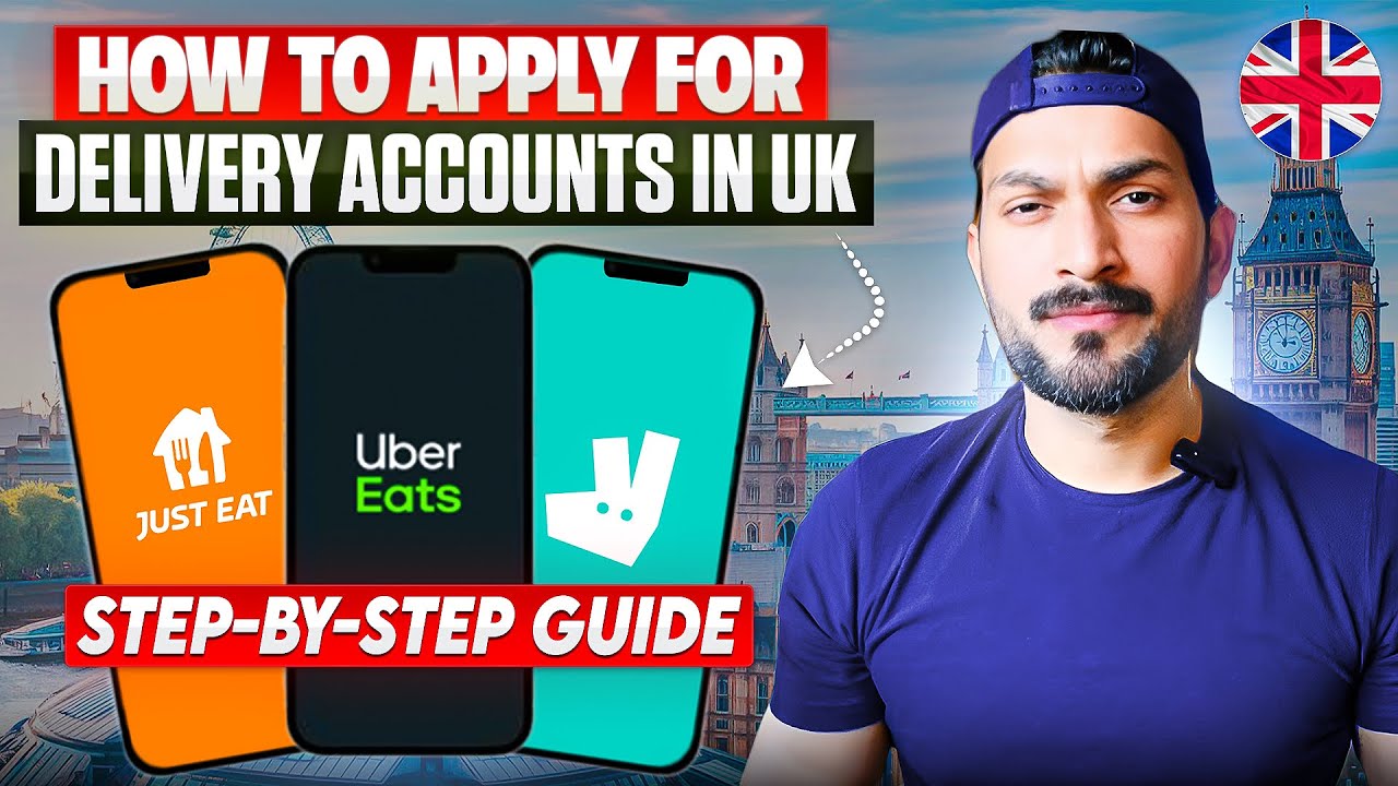 How to Open Delivery Accounts in UK 🇬🇧 | Uber Eat | Just Eat | Deliveroo | Step by Step | Saim Ali