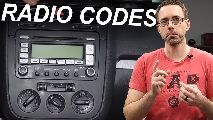 How To Find Your VW Radio PIN Code And Get Out Of SAFE Mode 