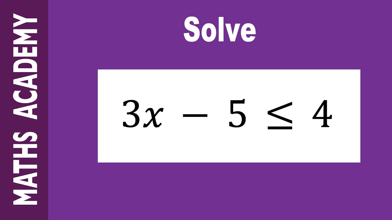 How To Solve A Linear Inequality YouTube how-to-solve-a-linear-inequality-youtube