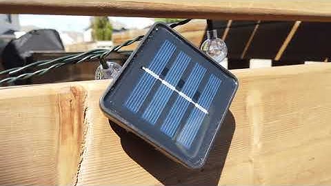 Review van op zonne-energie werkende buitenverlichting met 8 lichtstanden, waterdicht en automati...