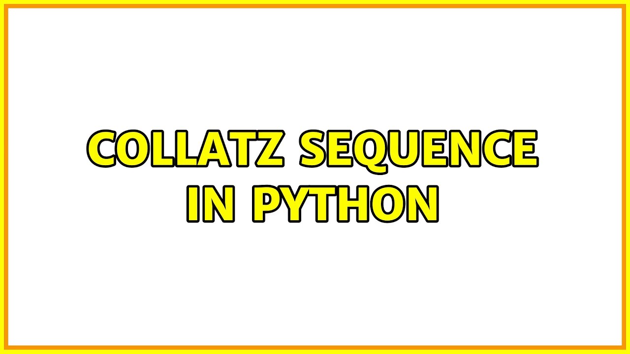 lothar collatz hypothesis python
