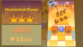 Rolling Sky Bonus 36 Mechanical Power 100% Clear - All Crowns & Gems