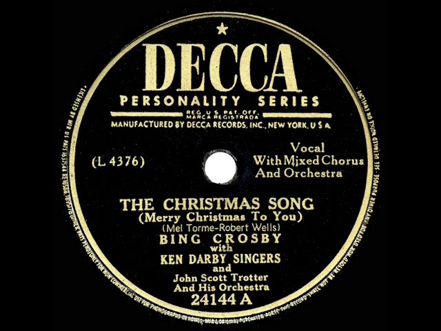 Bing Crosby                  - The Christmas Song