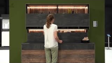 Sliding vertically! Kitchen furniture in a new dimension