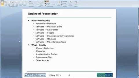 Improving Quality and Productivity for Technical Translators