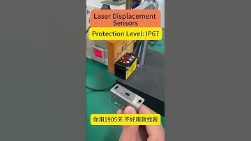 Laser displacement sensor.