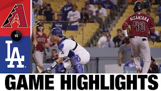 D-Backs Vs Dodgers Game Highlights 92122 Mlb Highlights