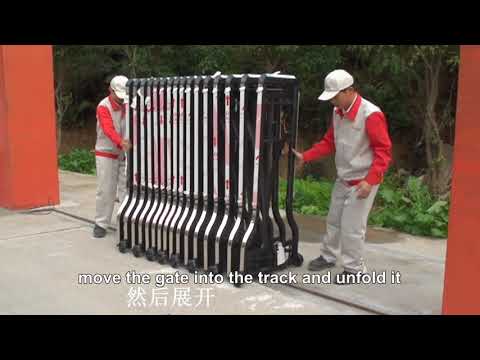 On-Track HongMen Retractable Gate - Complete Process