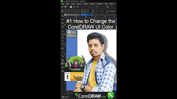 #1 How to Change the CorelDRAW UI Color | Customizing workspace | Change the color of an interface