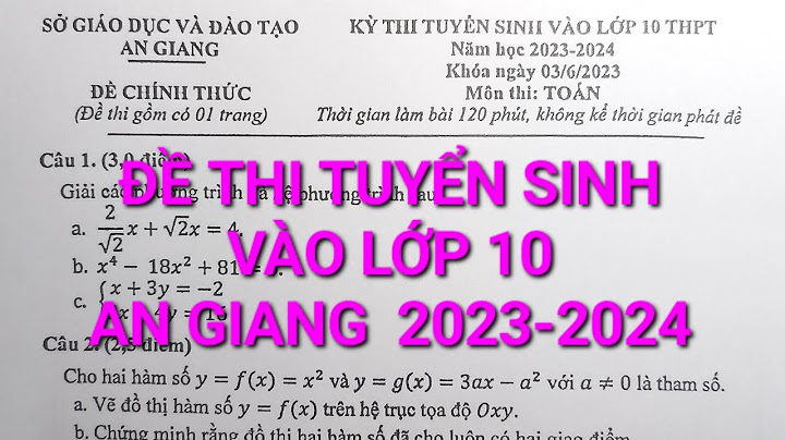 Chuyên dề thi tuyển sinh vào lớp 10 môn toán