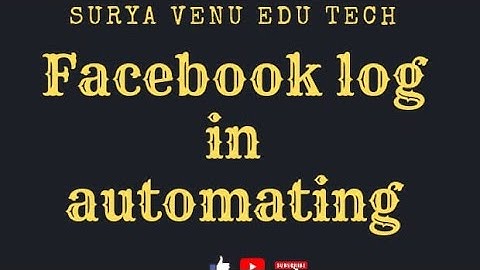 Facebook log in automating #selenium  #automationtesting  #facebook  #java #seleniumwebdriver