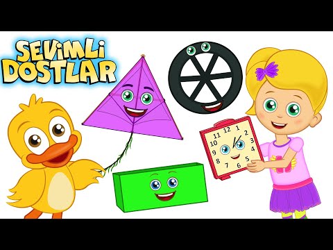 Şekiller (YENİ) | Sevimli Dostlar Bebek Şarkıları | Adisebaba | Kids Songs Nursery Rhymes