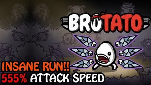 555% Attack Speed, Insane Run!! | Brotato