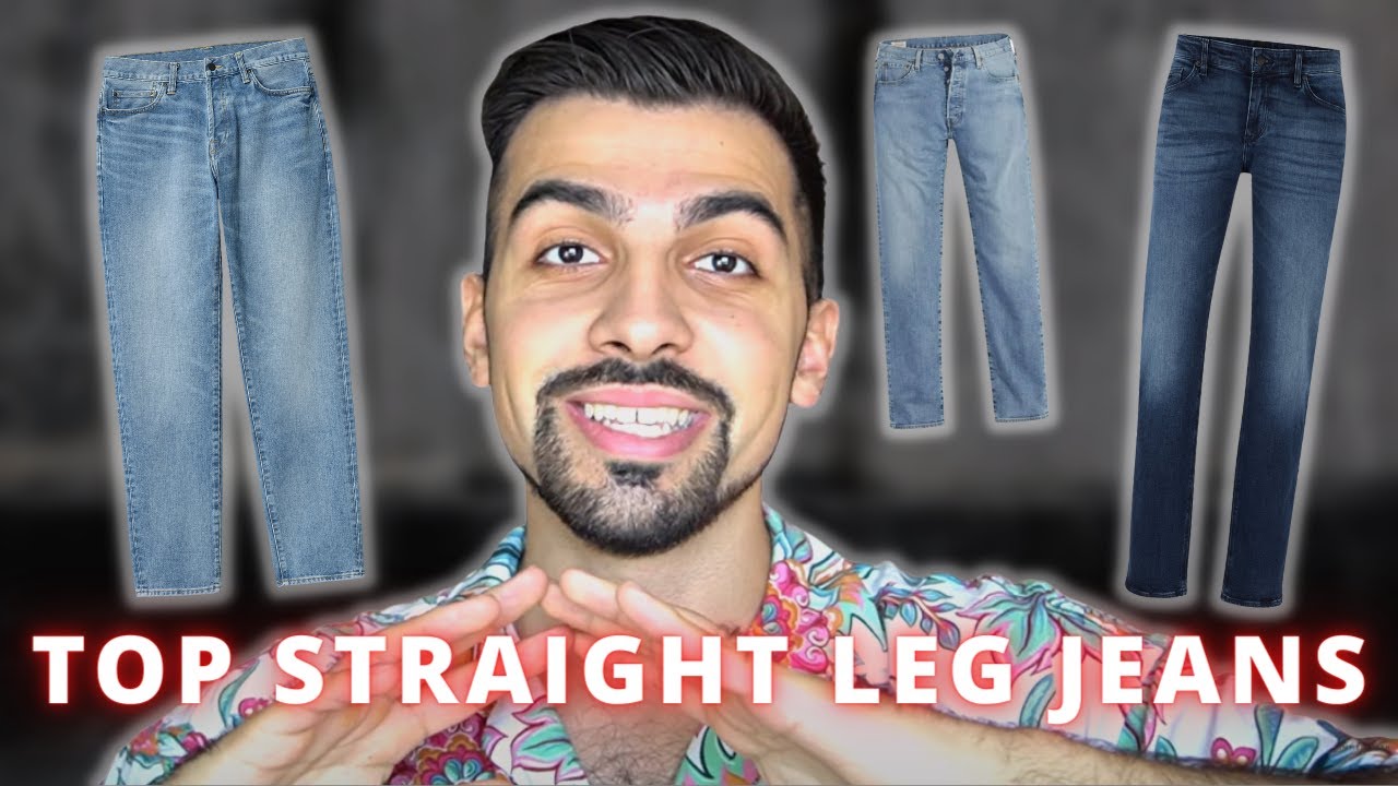 TOP STRAIGHT FIT JEANS - YouTube