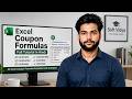 Excel Coupon Formulas Full Tutorial in Hindi | COUPDAYS, COUPDAYBS, COUPNUM